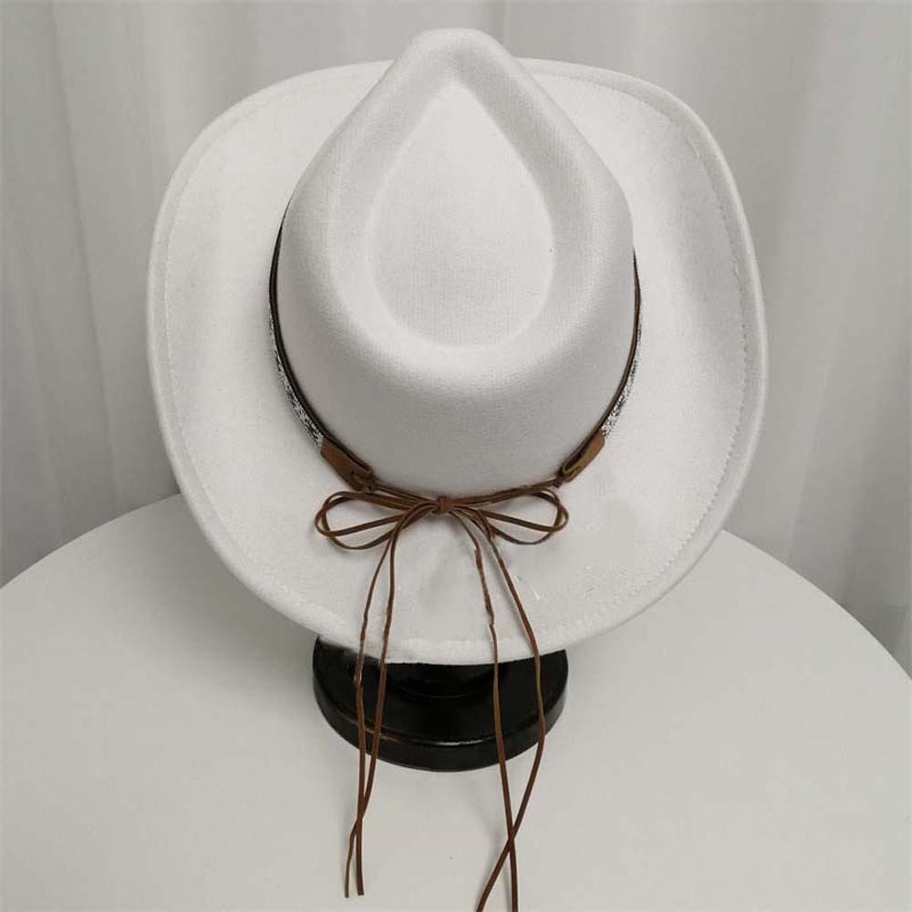 Cotton Sun Protection Knight Hat Wide Brim Cowgirls Visor Cap Adjustable Tibetan Hat  Men