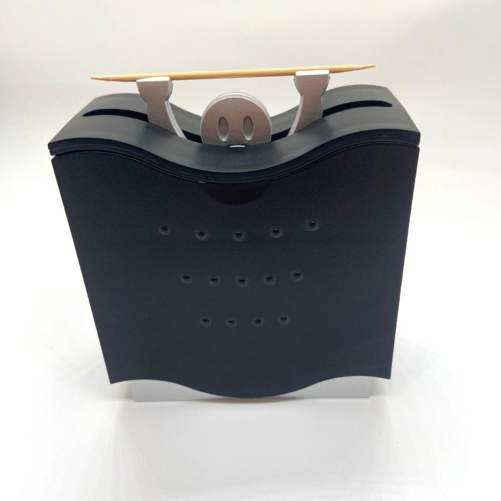 Semi-automatic Hercules Toothpicks Dispenser Weightlifting Posture Toothpick Box  Living Room