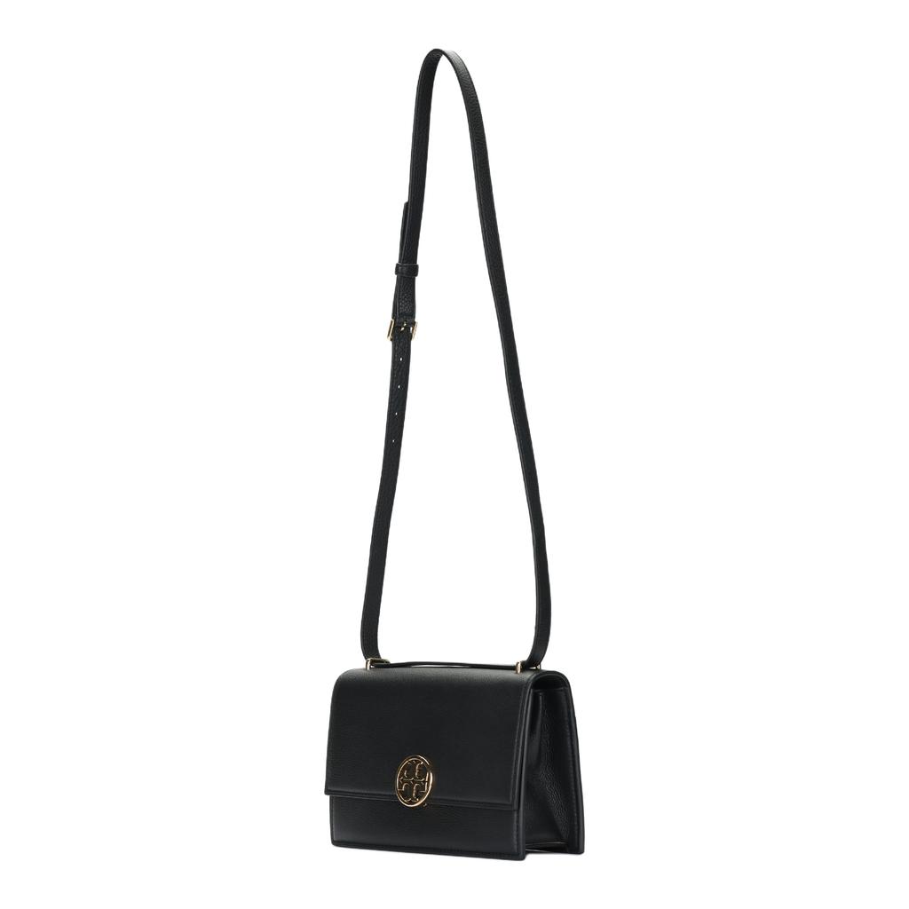 Tory Burch Miller Logo Adjustable Shoulder Strap Crossbody Bag Women bags Black 154703-001