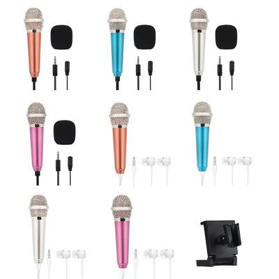 Singing 3.5mm Notebook Speaker Stereo Mini Microphone With Headphone