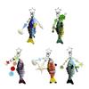 Lifelike Fish Keychain Realistic Detailing Sturdy PVC Material Lightweight Accessory For Keys Bags Gifts