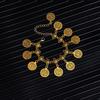 Vintage Bohemian Metal Tassel Barefoot Beach Foot Anklet Luxury Charm Coin Ankle Bracelet For Women Friendship Jewelry