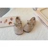 Breathable Lace Mesh Flat Shoes For Girls With Bow Spring Summer Children's Shoes Stylish Comfortable Girls Flats