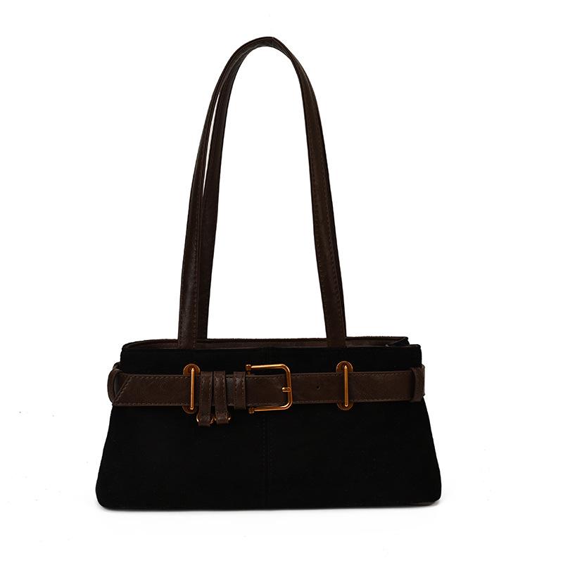 2025 Vintage Texture Tote Bag - Versatile European & American Design, Trendy Casual Women's Underarm Bag