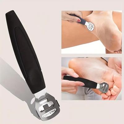 1Pcs Stainless Steel Foot Scraper Pedicure Knife Professional Remove Dead Skin Foot Heel Scraping File Manicure Accessories