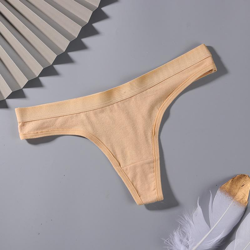 Women's Cotton Comfort Thong Triangle Fashion Panties