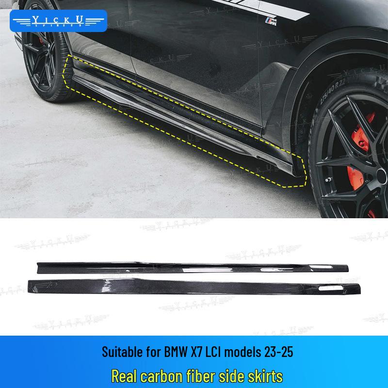 BMW X7 LCI FD Style Body Kit: Front Lip, Side Skirts, Rear Lip, Tail Wing in Carbon Fiber