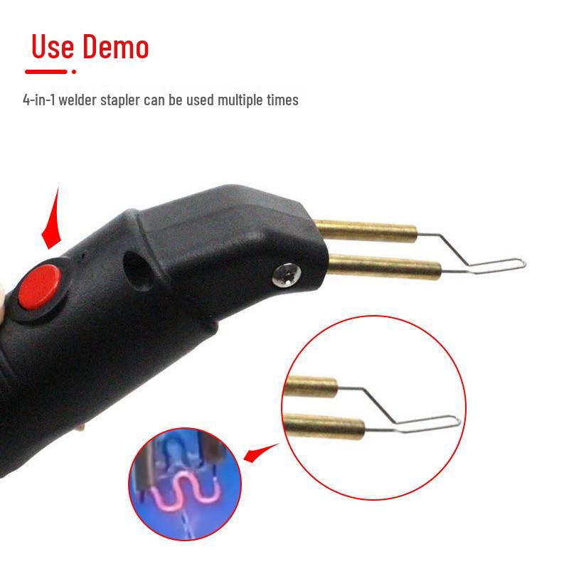 Plastic Bumper Repair Welder Kit with Hot Melt Gun and Welding Rods