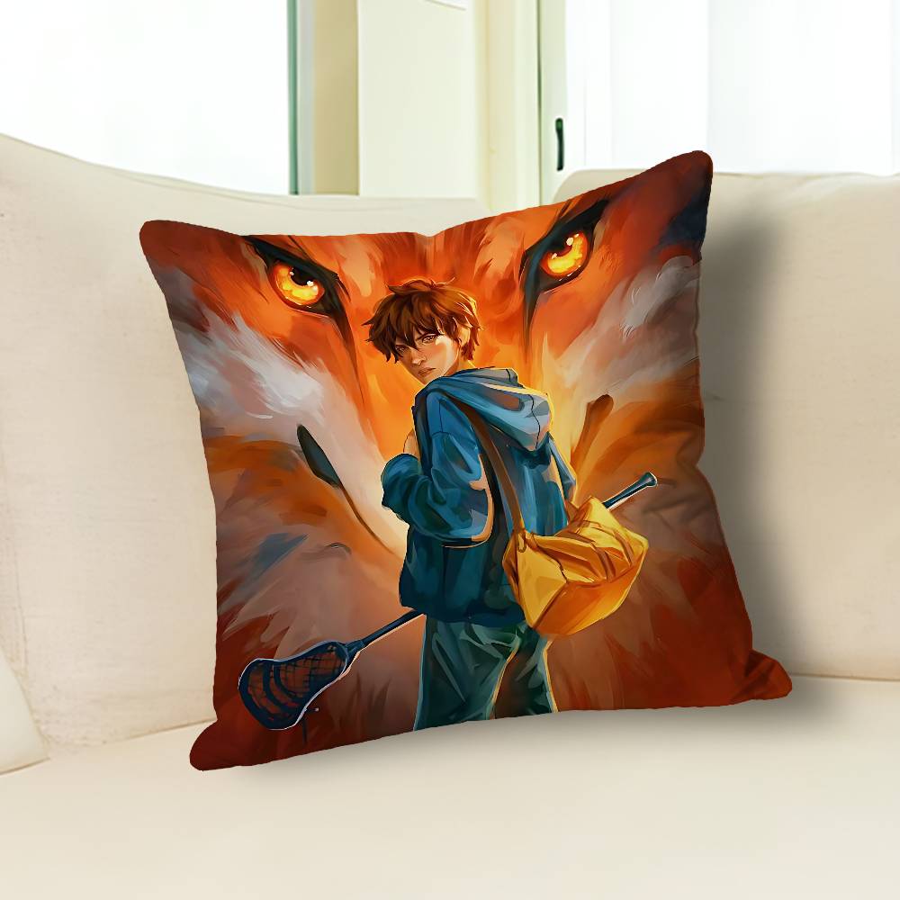 The F-Foxhole C-Court Book Pillow Cases for Bedroom Living Room Sofa Home Decor Polyester Cushion Cover with Zipper