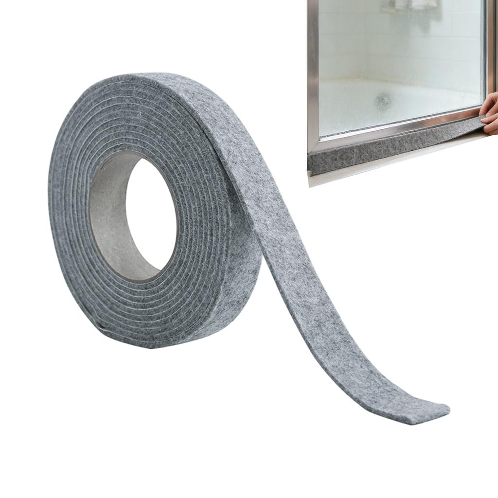 400cmx3cm Felt Water Absorbing Sticker Self Adhesive Window Glass Anti Condensation Water Absorption Winter Window Accessories
