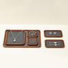 Solid Wood Jewelry Display Tray for Rings, Earrings, Necklaces & Bracelets Showcase
