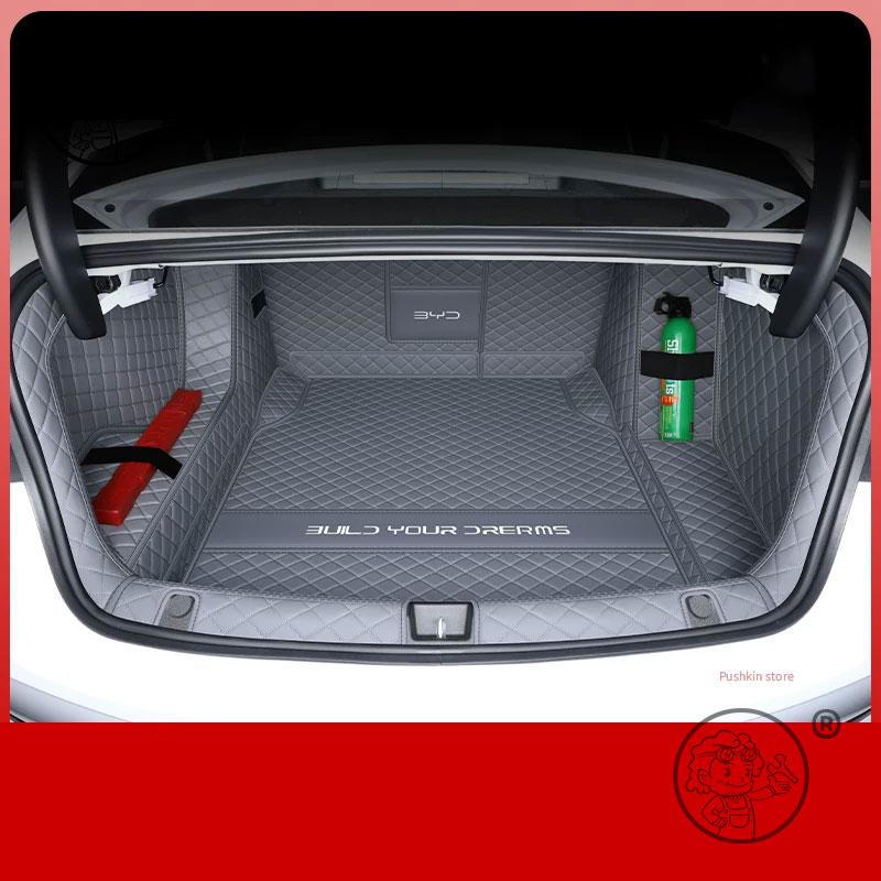 For BYD Seal 05 BYD KING DMI 2026 2027 Trunk Mats Leather Rear Cargo Waterproof Carpet Storage Pad Auto Interior Accessories