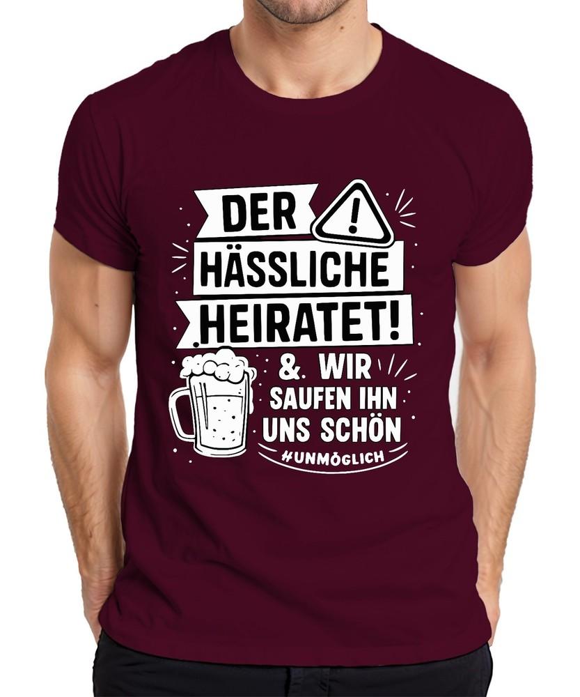 The Ugly One We Marry Him Beautiful Jga Beer Party Funny Unisexs Tshirt