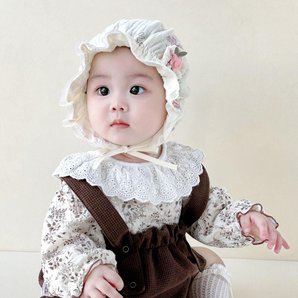 Breathable Baby Girl  Bonnet 0-12M Fisherman Hat 2025 Baby Sun Hat  Spring Autumn