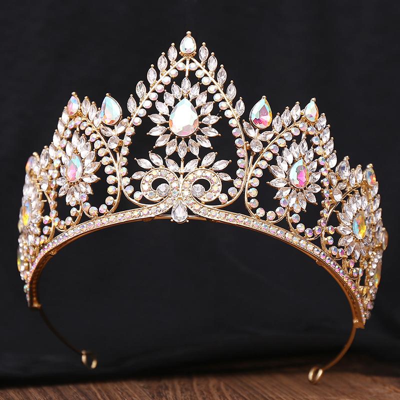 Quality Queen Tiaras and Crowns for Women Bridal Wedding Crown Hair Jewelry Party Birthday Bride Headdress Accessories