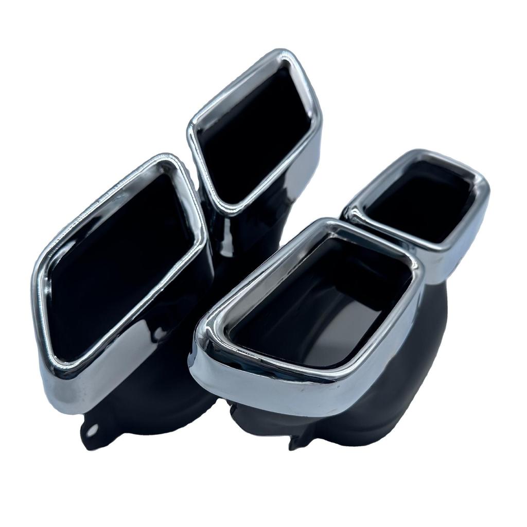 Edelstahl Auspuff Schalldämpfer Endrohr für Mercedes W205/W212/W213/E63/S65