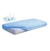 Hygienic Mattress Protector Waterproof Sheet 70x140x10 Terrycloth Light Blue