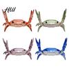 Creative Pen Holder Weightlifting Crab Desktop Organizer Decorative Ornament Desk Accessory for School Office Home PVC