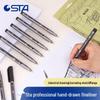 STA 8050 Waterproof Fineliner Pen for Drawing and Manga Design