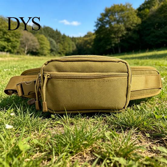 Drop-Down Holster Fanny Pack Tactical Waist Bag with Adjustable Strap, Portable Pack, Multiple Compartments EDC Essentials Organizer Pouch Outdoor