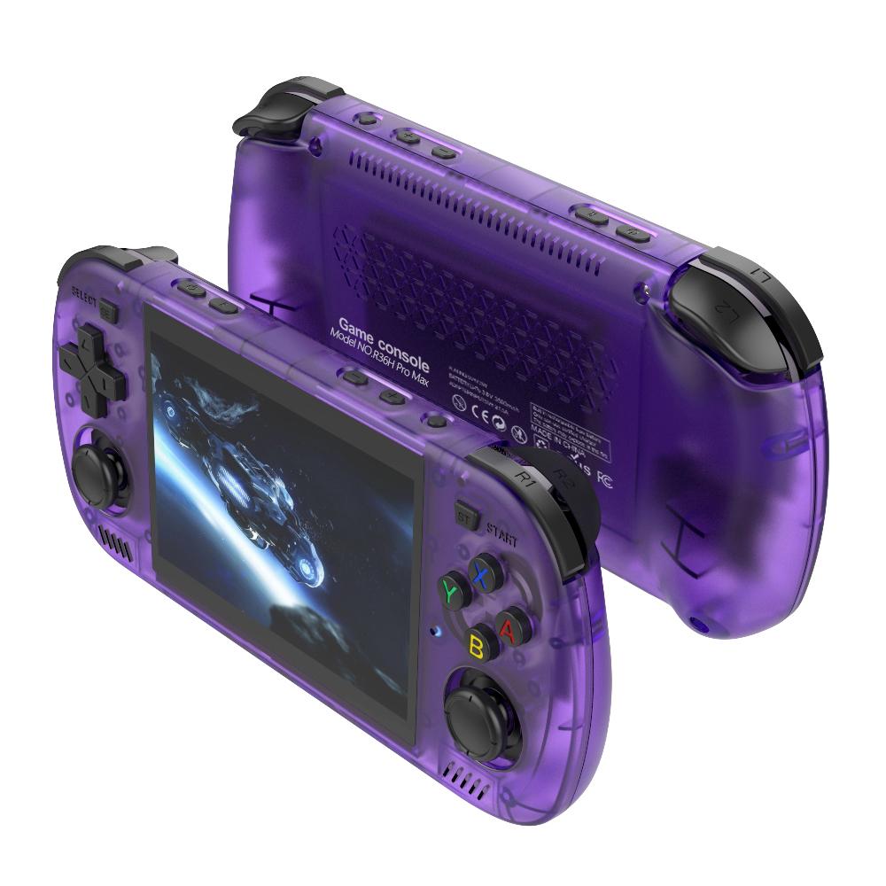 Retro Portable Gaming Console R36H PRO MAX Linux-based portable handheld video player with RK3326 chip Compatible with N64/PS1 g
