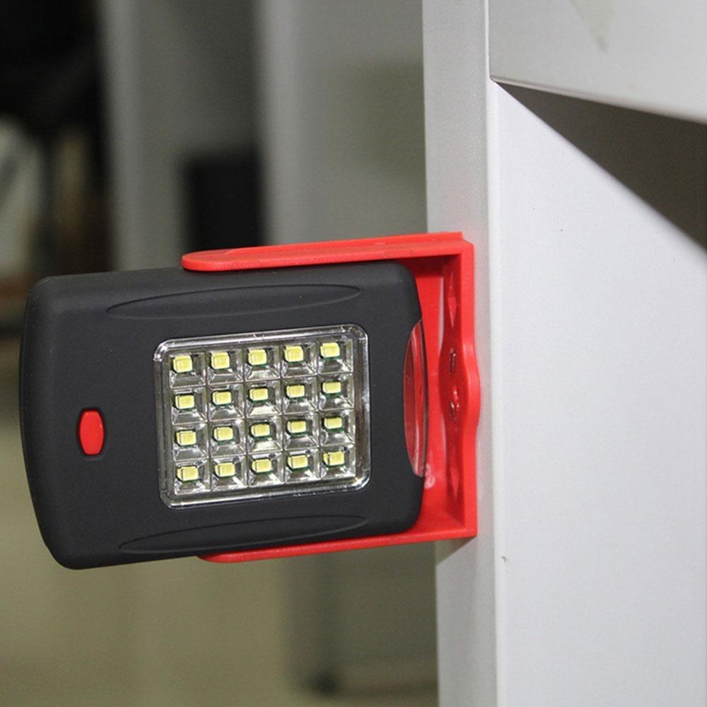 1PC LED Flashlight Work Light 360 Degree Stand Outdoor Lantern Tent Lamp with Magnetic Hook