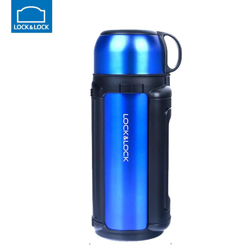 LocknLock Large Capacity Insulated Stainless Steel Bottle with Bowl