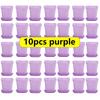 10Pcs Mini Square Flower Pots With Trays Drainage Holes Candy Colors For Succulents Plants Seedlings Home Decor Garden Jxb
