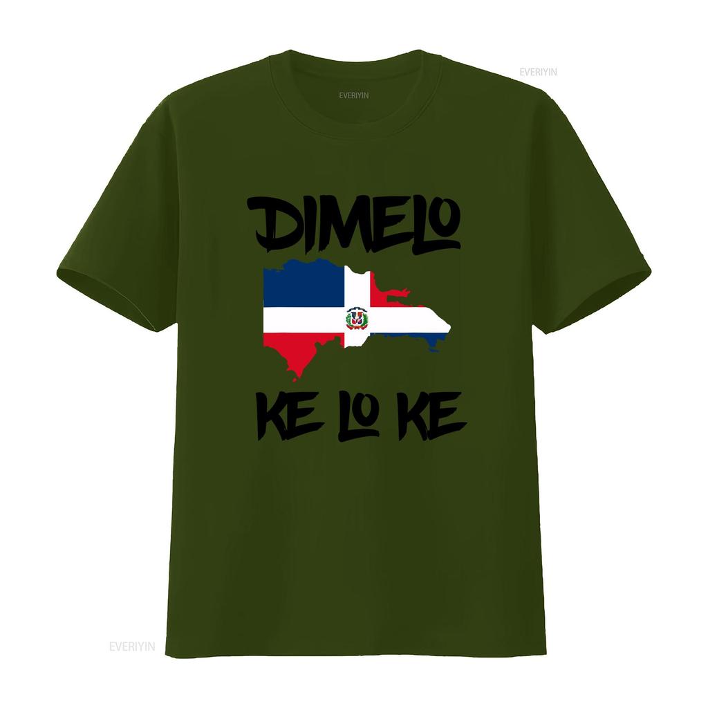 Dimelo Ke Lo Dominican Republic shirt for men Woman kids T vintage Washed Comfortable Top For Everyday Wear Breathable