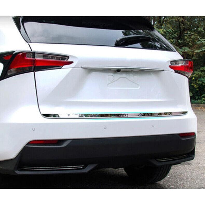 silver Rear Trunk Lid Tailgate Molding Strip Trim For Lexus NX200t 300h 2015-21