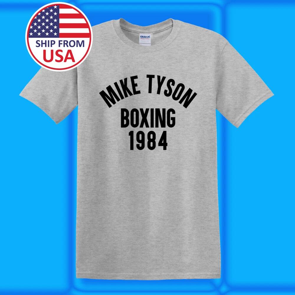 Mike Tyson Boxing 1984 Men s Grey Size S-5XL M