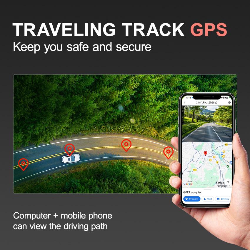 3.16inch Car wifi ADAS DVR Dash Cam 2cameras 2K Auto night vision front rear Ultra Record wide angle