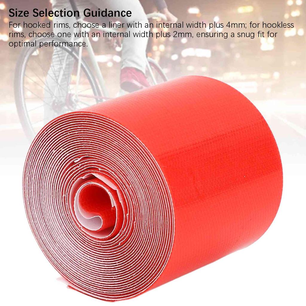 2pcs Cycle Rim Liner 77.95in Length Puncture Proof High Pressure Tire Rim Tape for Mountain Road Cyc