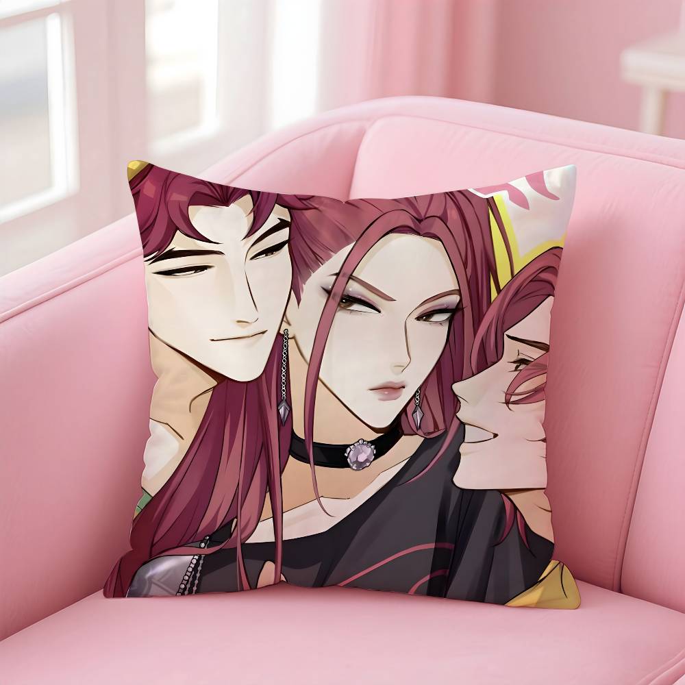 KPop S-Saja B-Boys Pillow Case Pattern Printing Pillowcase Living Room Sofa Cushion Cover Bedroom Room Decor