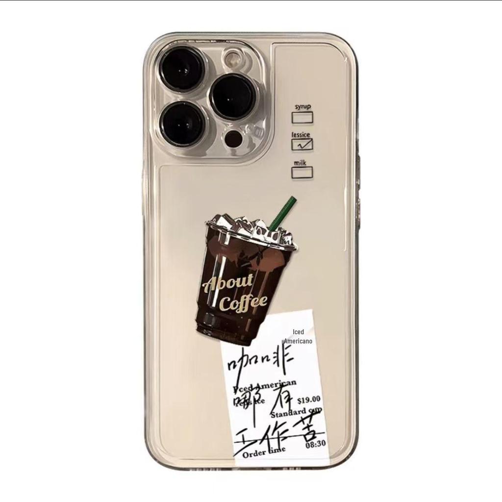 Universeller Kaffeebecher und Weiche Hülle für iPhone 14/15/16/17/17 Pro Max