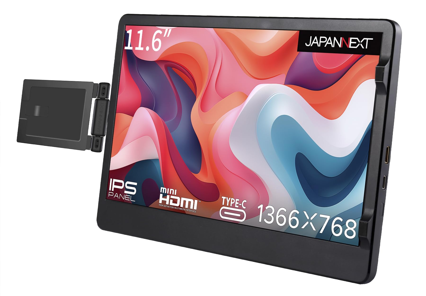 

JAPANNEXT inch mobile monitor IPS panel FWXGA 1366x768 resolution PC compatible 11.6 (Type C/MAC / sRGB100% / Matte) JN-MDO-IPS116