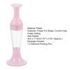 Caneta de pintura de diamante, precisa, perfuração mais rápida, caneta de perfuração em formato de vaso de flores de plástico para artesanato