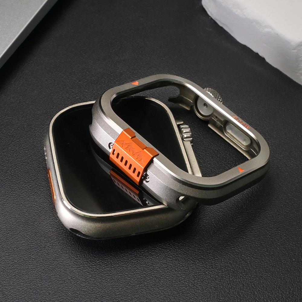 Etui ze stopu aluminium do Apple Watch Ultra 3 2 1 49mm Obudowa Ochronna Akcesoria Dla iwatch Seria 11 10 46mm Luksusowe Etui