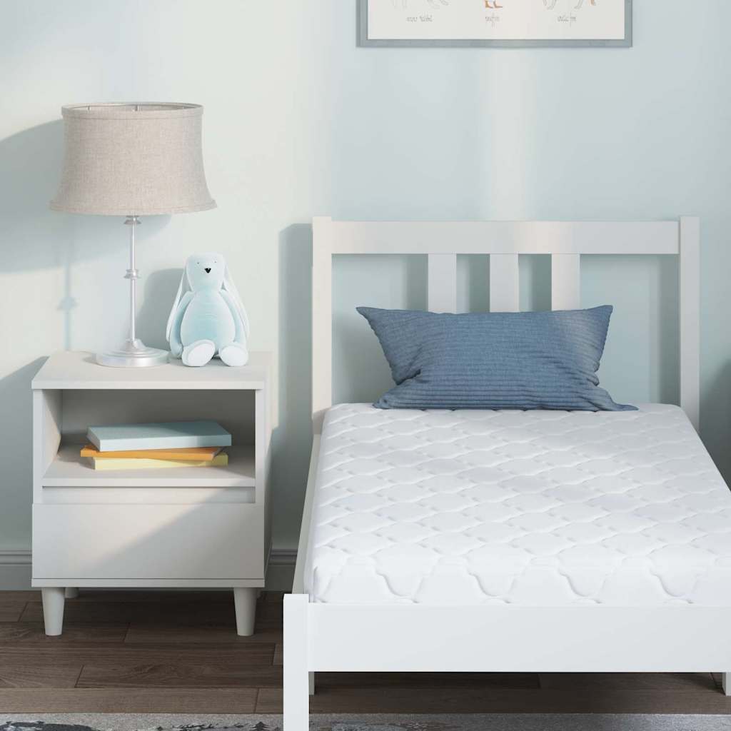 Foam Mattress Breathable Quilted Topper for Superior Back Support Firm Natural Coconut Fiber Jacquard Fabric Single Bed 60x120cm