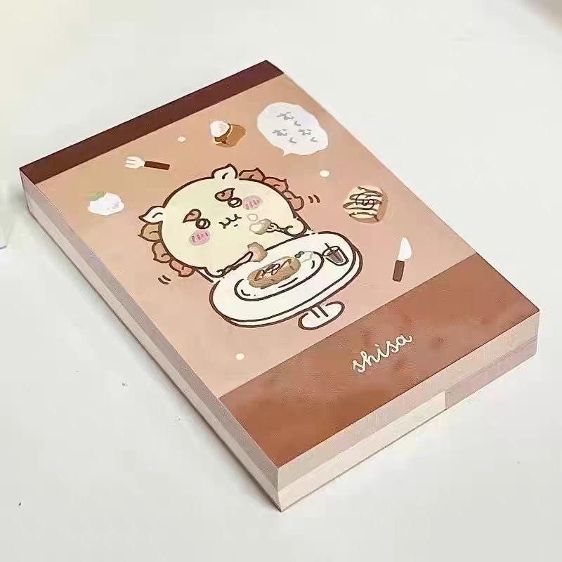 Anime Chiikawa Sticky Notes Scratch Pad Cartoon Coloring Page Usagi Cute Tearable Kawaii Lovely Portable Send To Friends