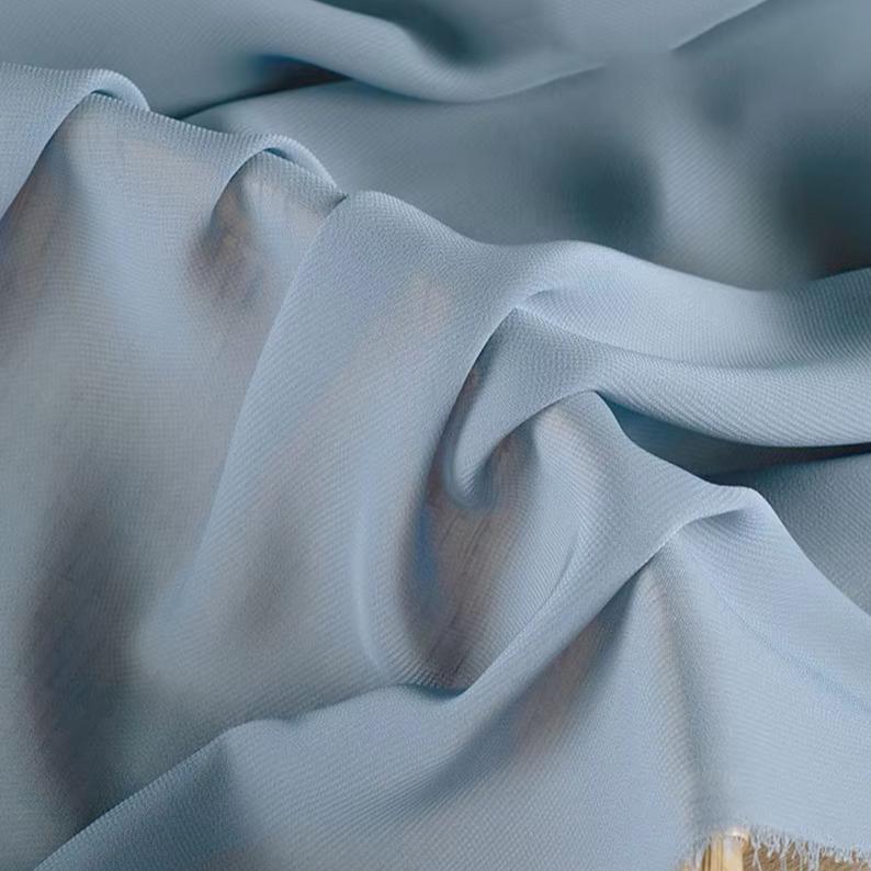 Chiffonstoff pro Meter, Mehrfarbiger Stil, Glänzend, Hautfreundlich und Weich, Chiffon für Hochzeitsdekoration, DIY-Basteln, Servietten, Brautkleid, Nähen