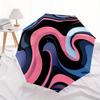1pc Abstract Swirls Automatic Open/close Folding Umbrella, Compact Portable Travel Umbrella,Cute Umbrella, Durable Construction yy250804051