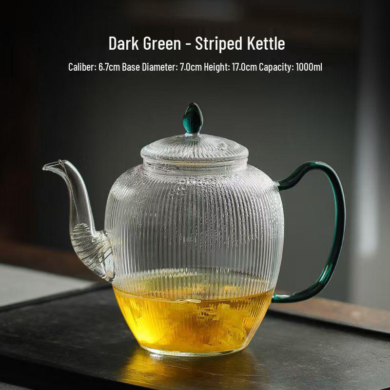 Modern Glass Teapot Kettle for Brewing Tea