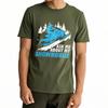 Essential Tee Rock For her Oneck tshirt Streetwear Snowmobile Rider In Winter Forest Scene Trendy For him tees Quick Dry Shirt