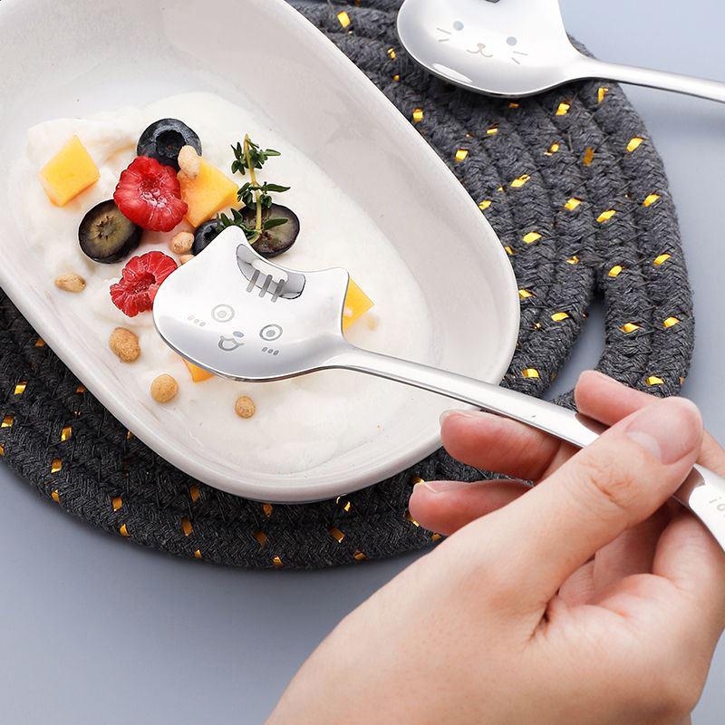 1PCS Funny Long Tail Cat Coffee Spoon