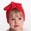 Bohemia Style Winter  Head Wrap Elastic Knotted Rabbit Ear Baby Hat Headwear Caps Cotton