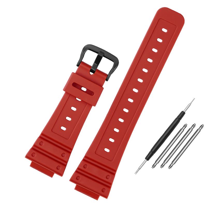 Braccialetto in Silicone da 16 mm per Casio G-Shock GW-5000/B5600/M-5610 DW5600e GLX-5600 Cinturino in Gomma Resina Impermeabile Ga2100
