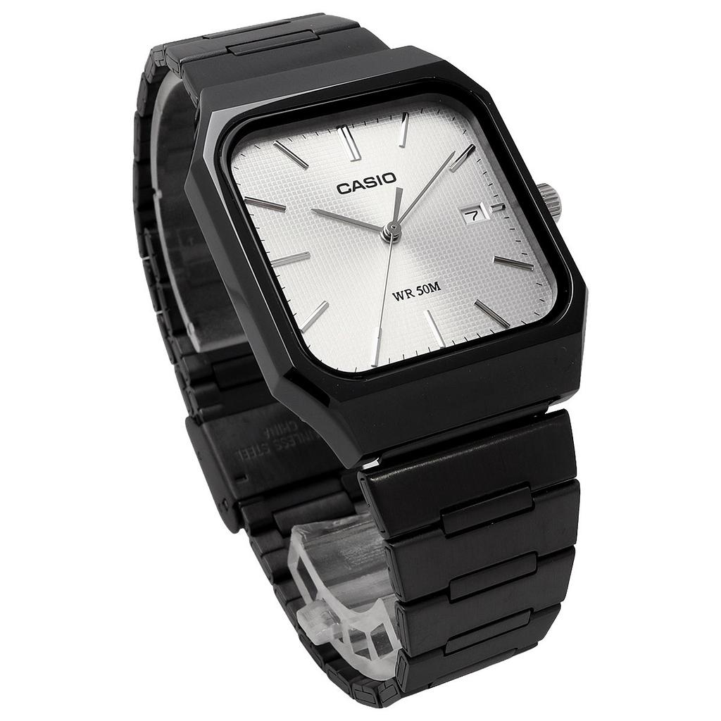 CASIO Standard Analog Quartz Black IP Overseas Watch, MTP-B185B-7AV