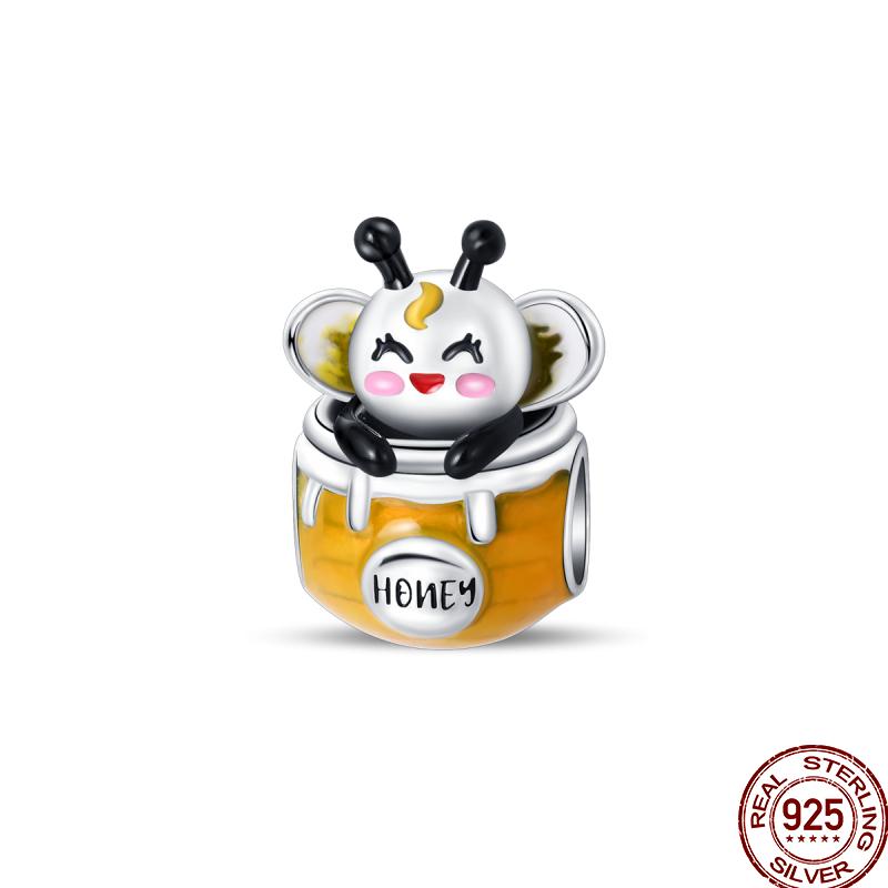 Copper Pumpkin Maple Leaf Squirrel Scarecrow Harvest Autumn Charm Beads Suitable For Pan Original Bracelet