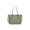 Maisie Monogram Three-In-One Vintage Simple Logo Letter Leather Tote Crossbody Bag Large Women Bags Green 35T1G5MT7T-ARMY